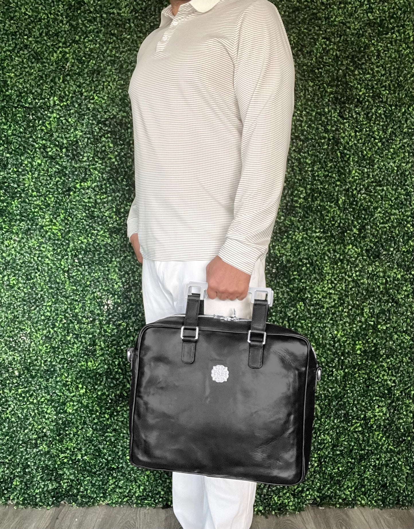 leather briefcase