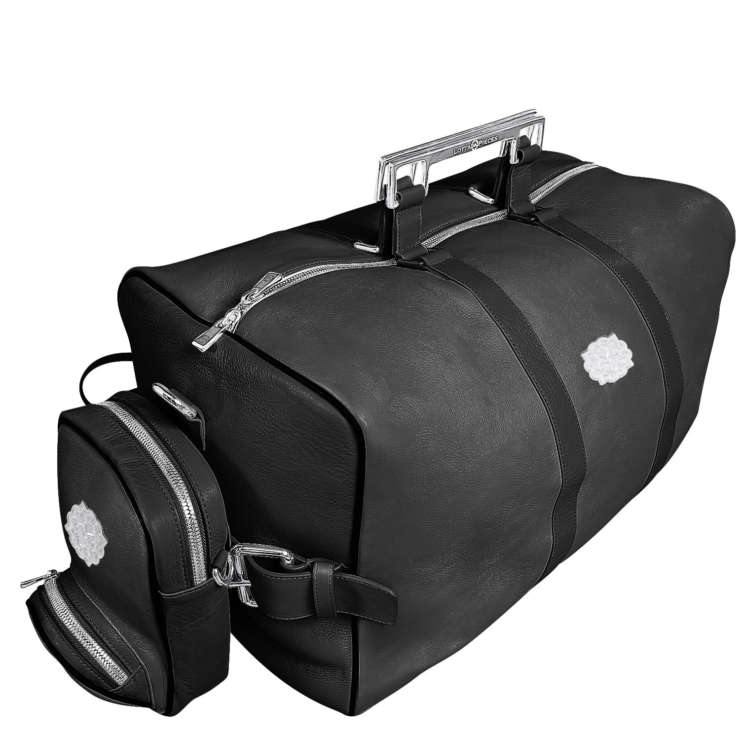 crossbody travel duffle bag Amazing Duffle Travel Bag Weekender With Metal Handles And Detachable Shoulder Bag Carry On – LOTTA PIECES clothing & accessories