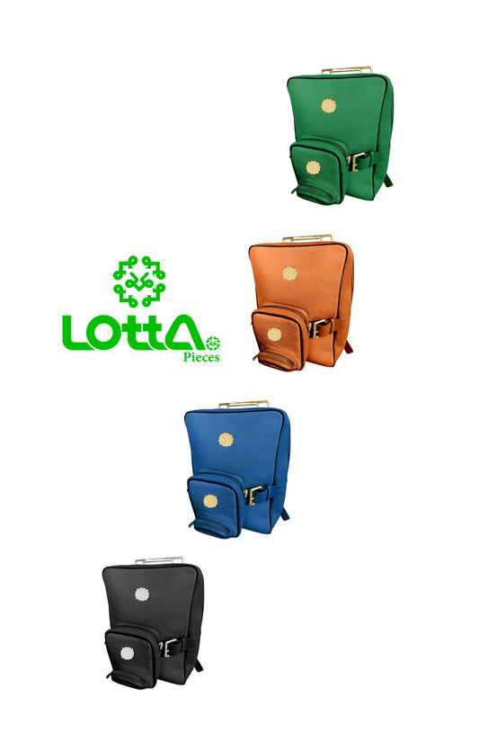 Leather backpack
