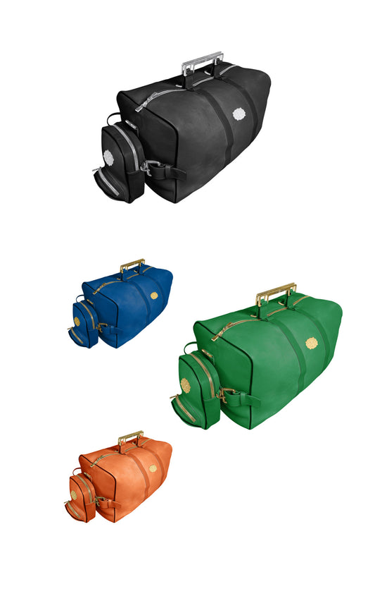 leather duffle bag