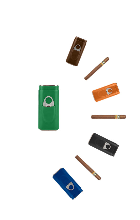 cigar case and cutter