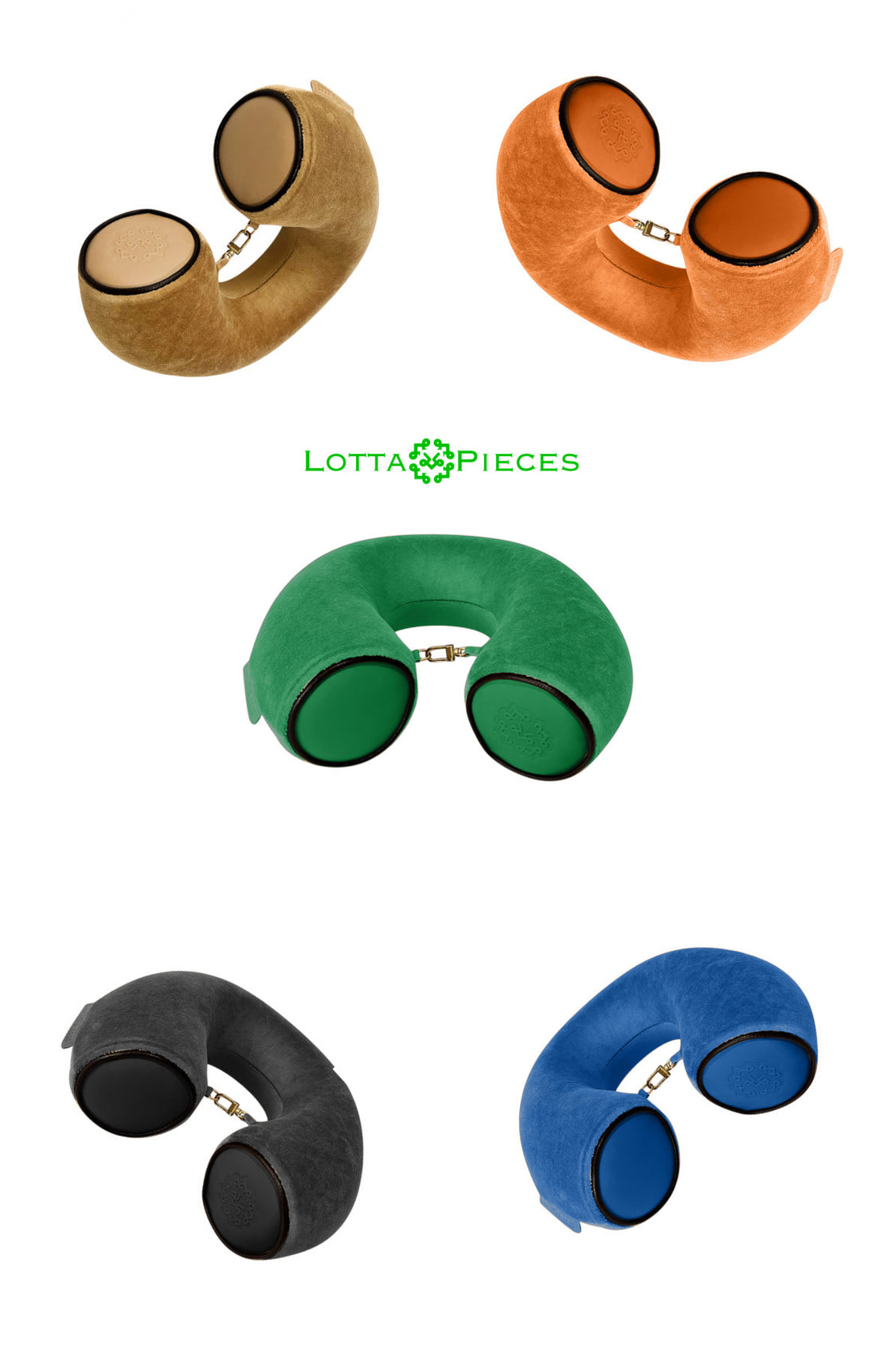 travel leather neck pillow