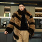 Fur mink coat