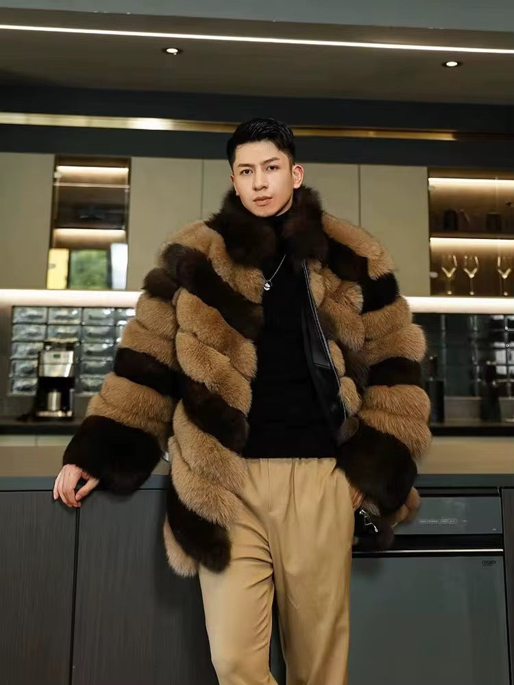 Fur mink coat