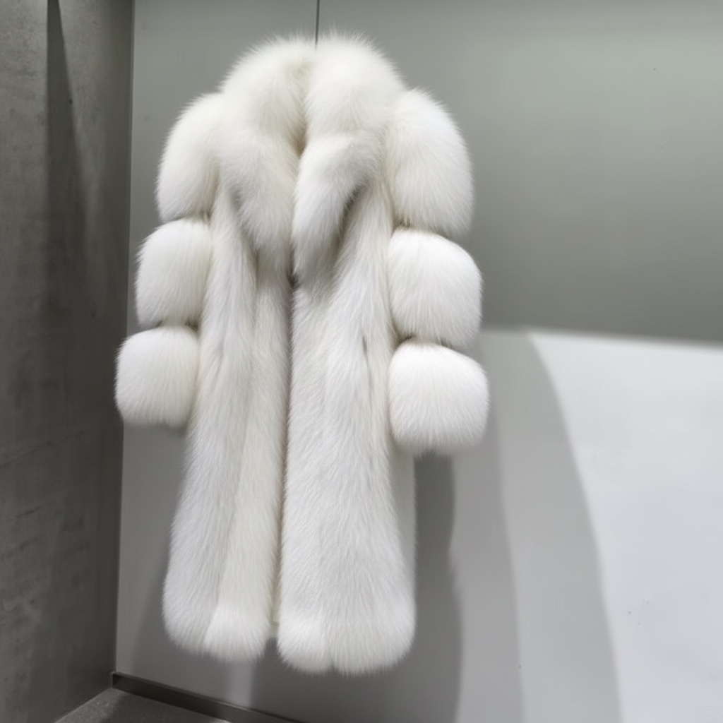 Fur mink coat