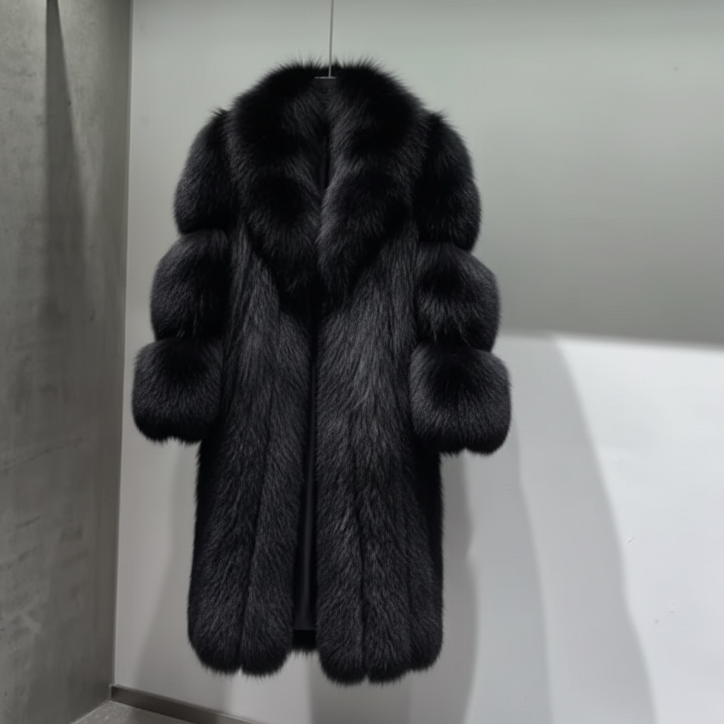 Fur mink coat