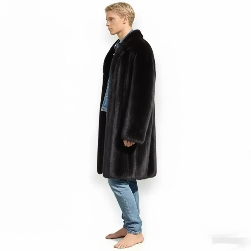 Fur mink coat