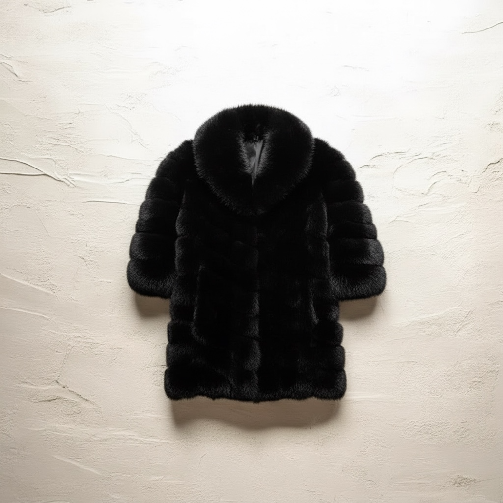 Fur mink coat