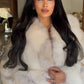 Premium Genuine Cropped Fox Fur Coat