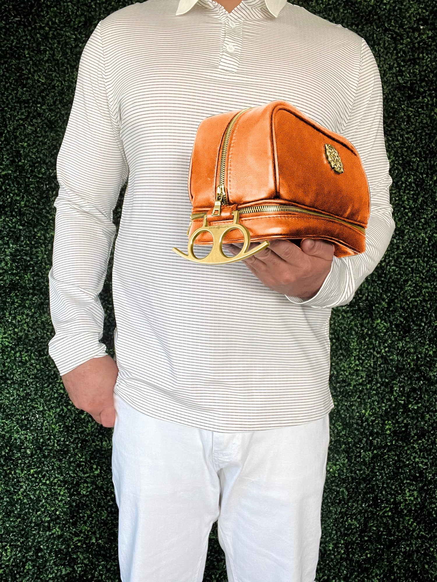 leather toiletry bag