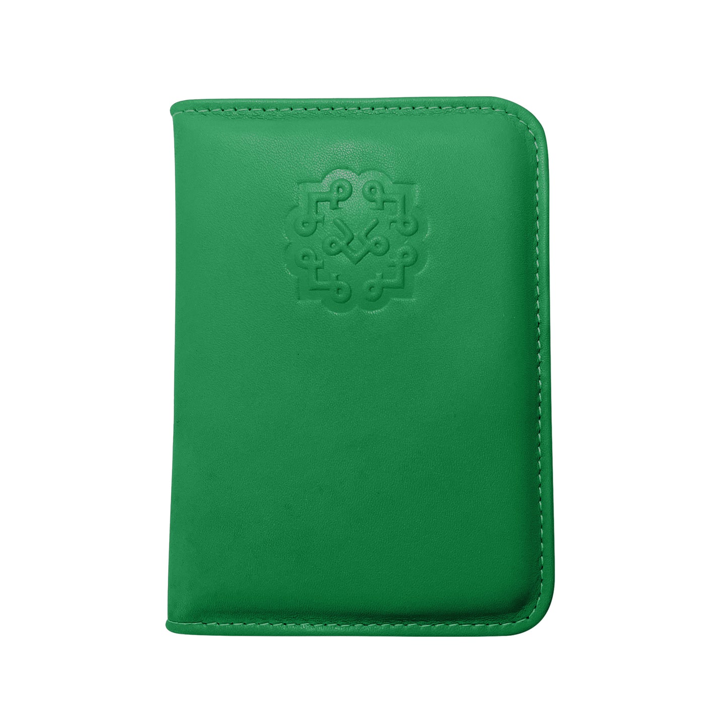 Lotta Pieces | Luxury Leather Passport Holder And Wallet With Gold Metal Logo