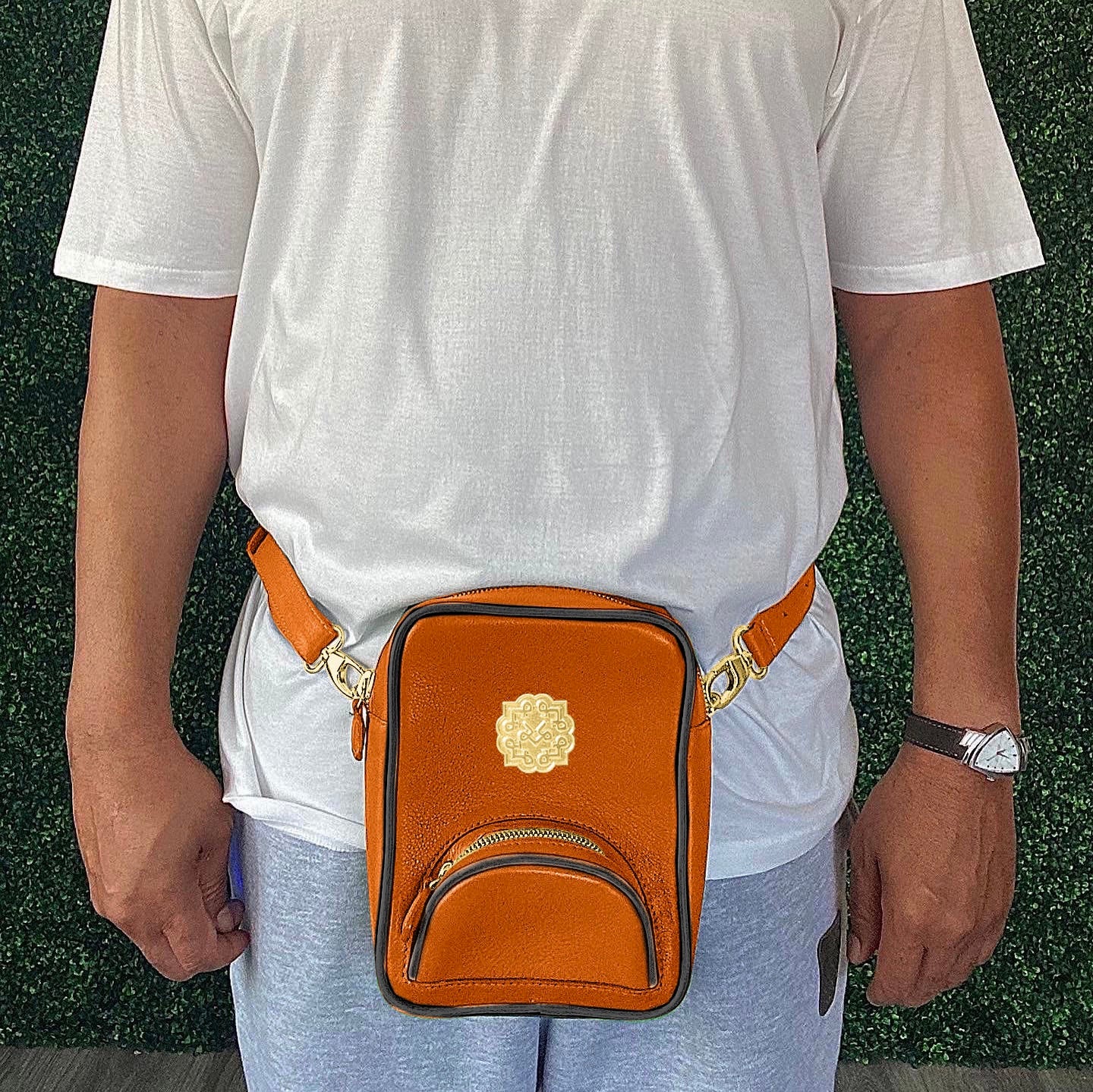 leather fanny pack