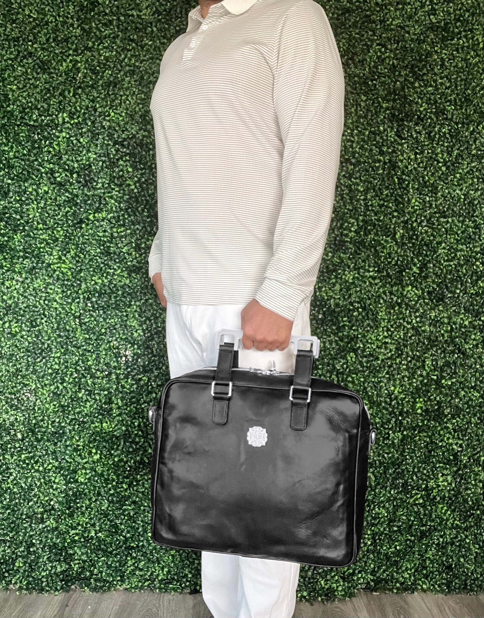 leather briefcase