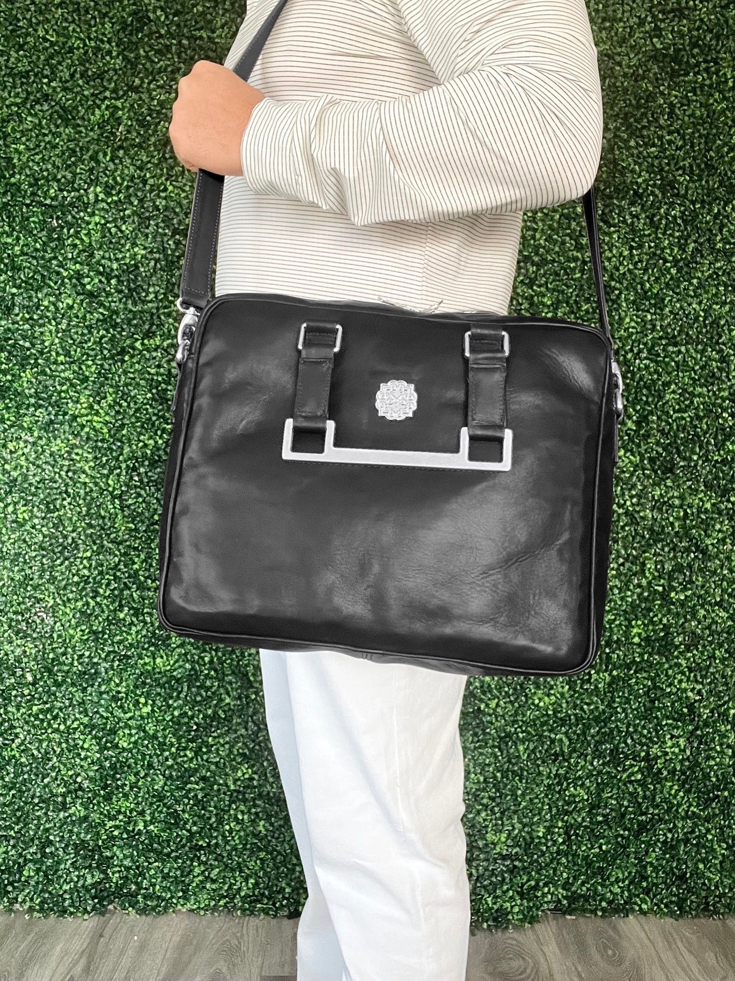 leather briefcase