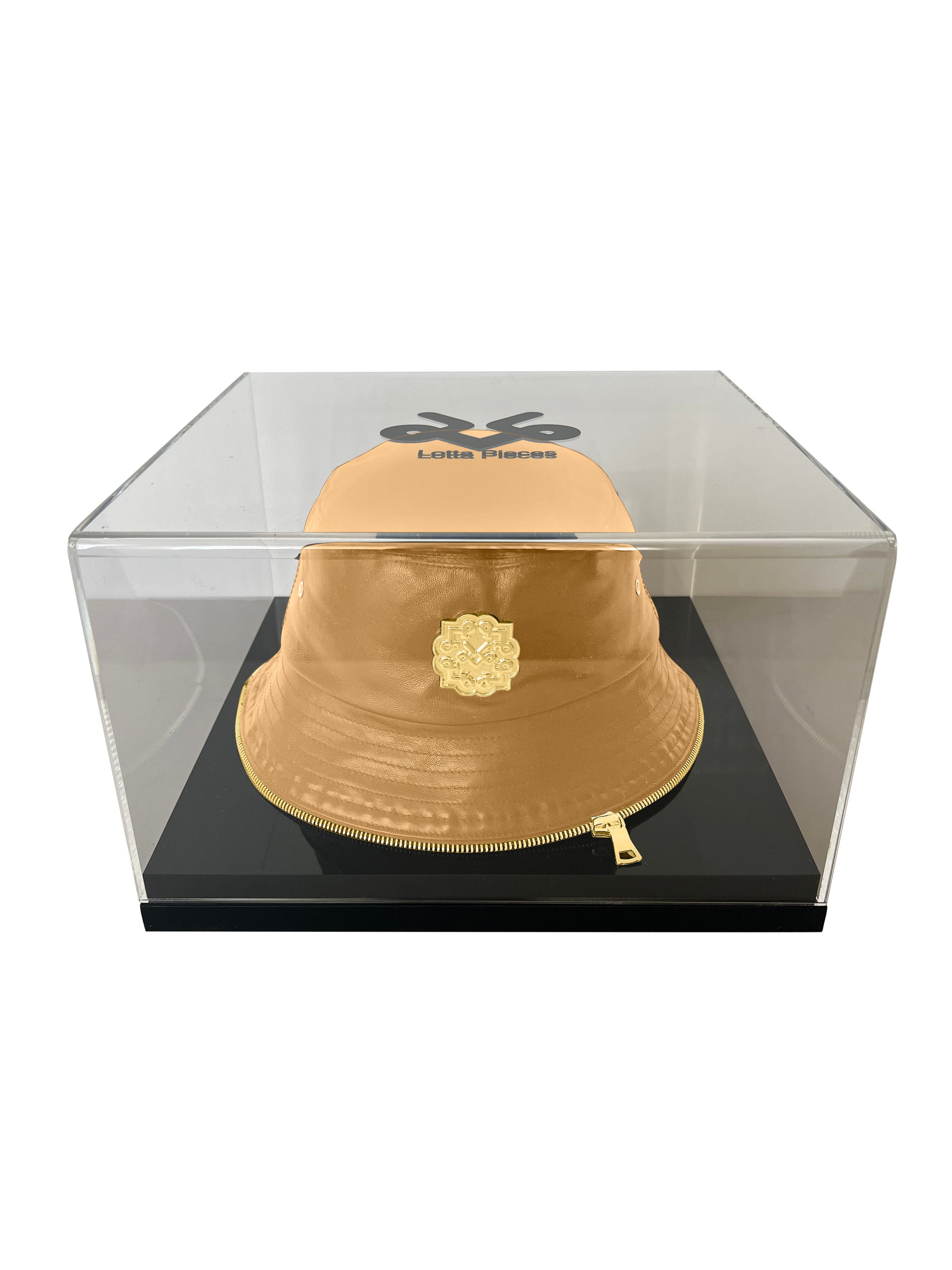 leather bucket hat