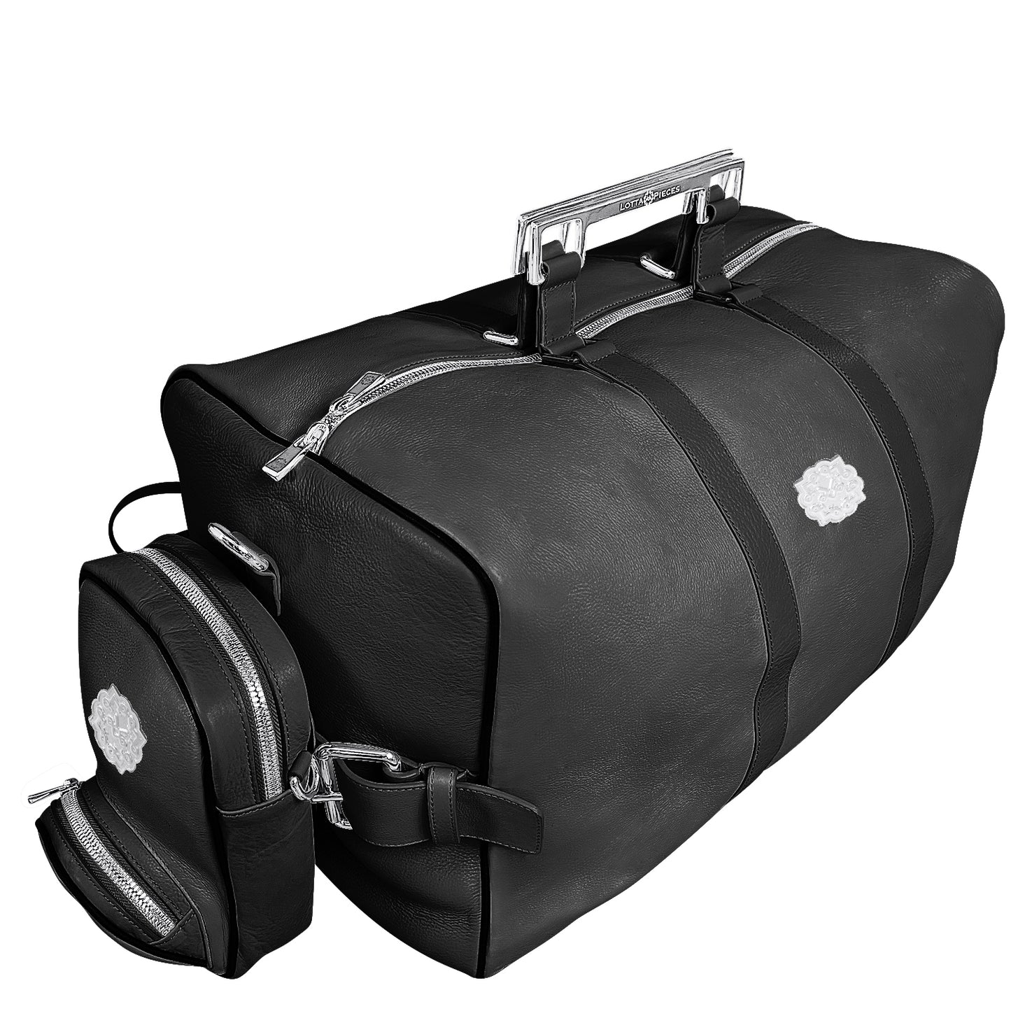 leather duffle bag