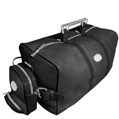 leather duffle bag
