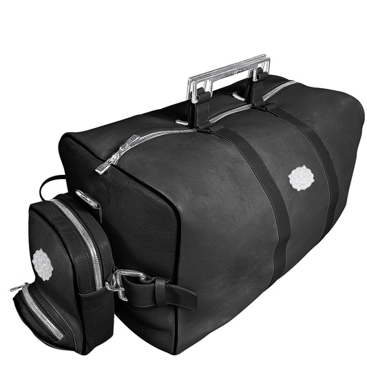 leather duffle bag