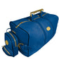 Lotta Pieces | Leather Duffle Travel Bag With Metal Handles & Detachable Crossbody Bag