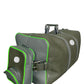 Lotta Pieces | Leather Duffle Travel Bag With Metal Handles & Detachable Crossbody Bag