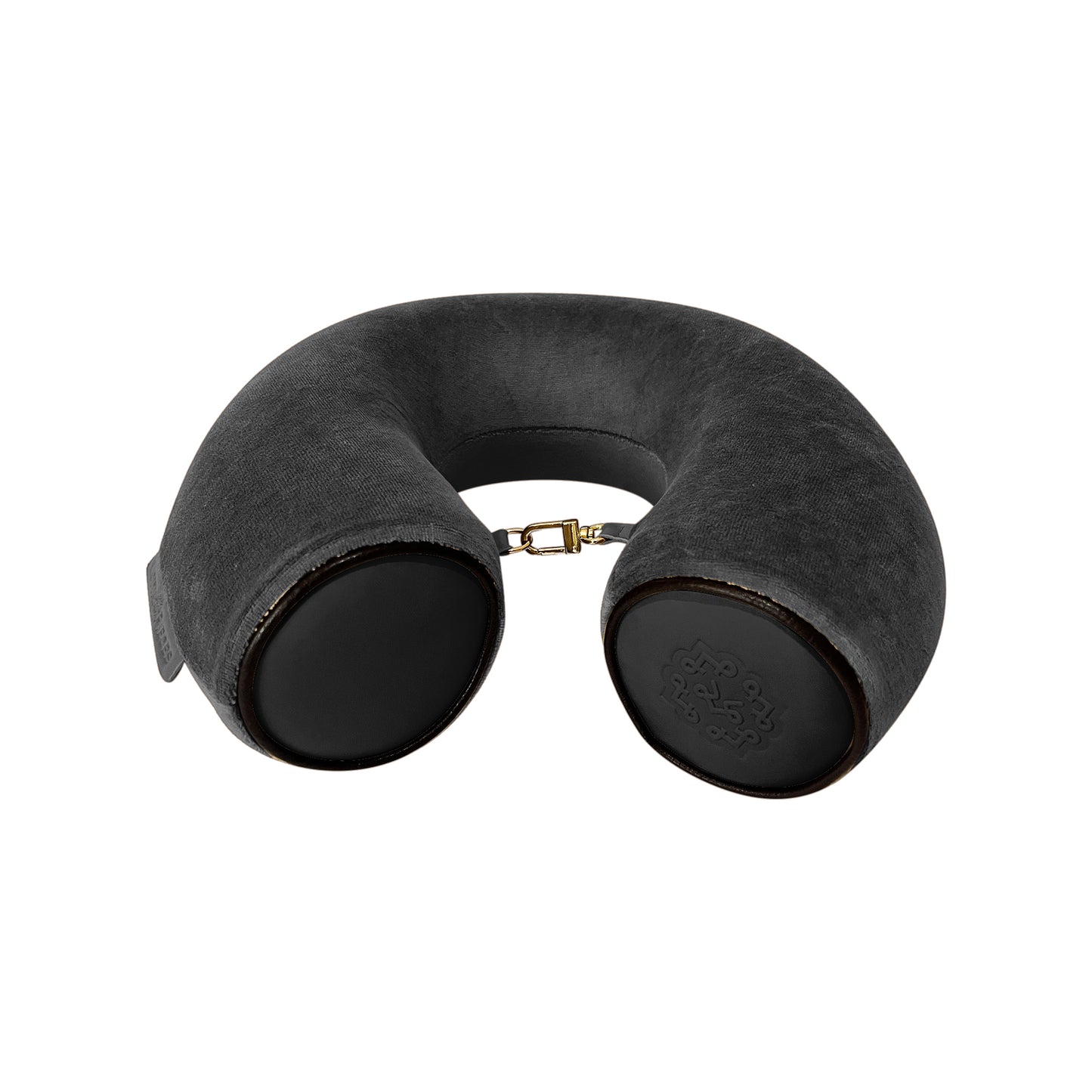 Lotta Pieces | Super Plush Travel Neck Pillow With Leather Tips