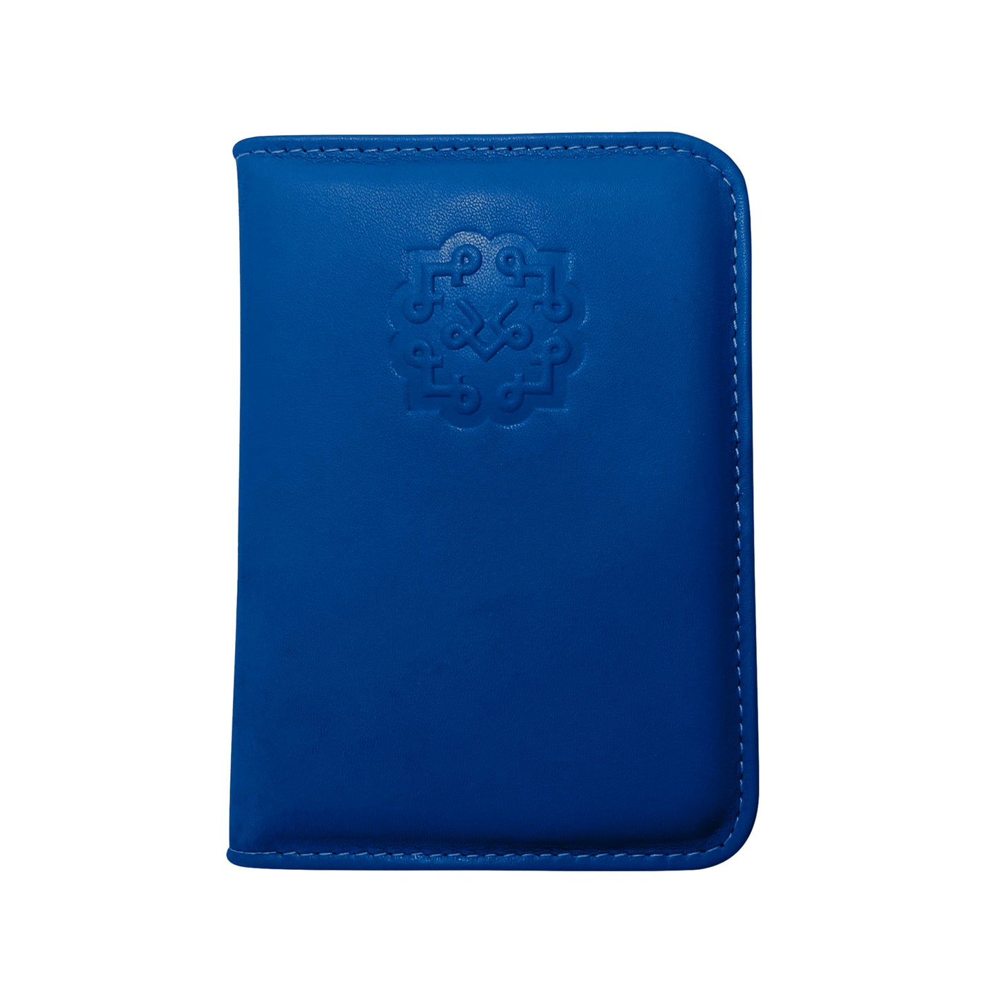 Lotta Pieces | Luxury Leather Passport Holder And Wallet With Gold Metal Logo