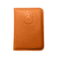 Lotta Pieces | Luxury Leather Passport Holder And Wallet With Gold Metal Logo