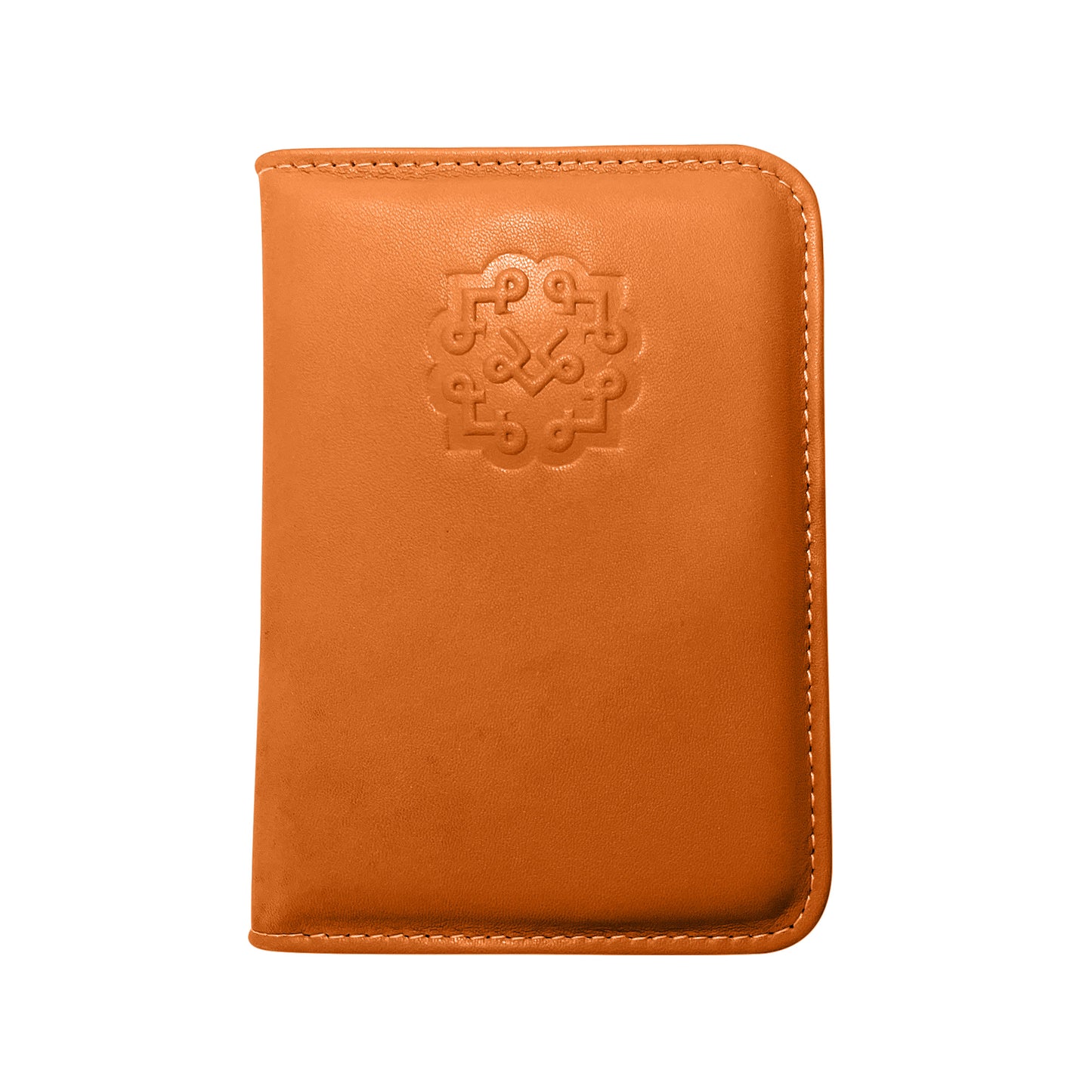 Lotta Pieces | Luxury Leather Passport Holder And Wallet With Gold Metal Logo