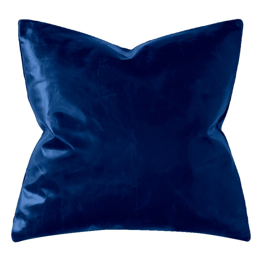 Lotta Pieces | Lavish Calfskin Leather Square Throw Pillow