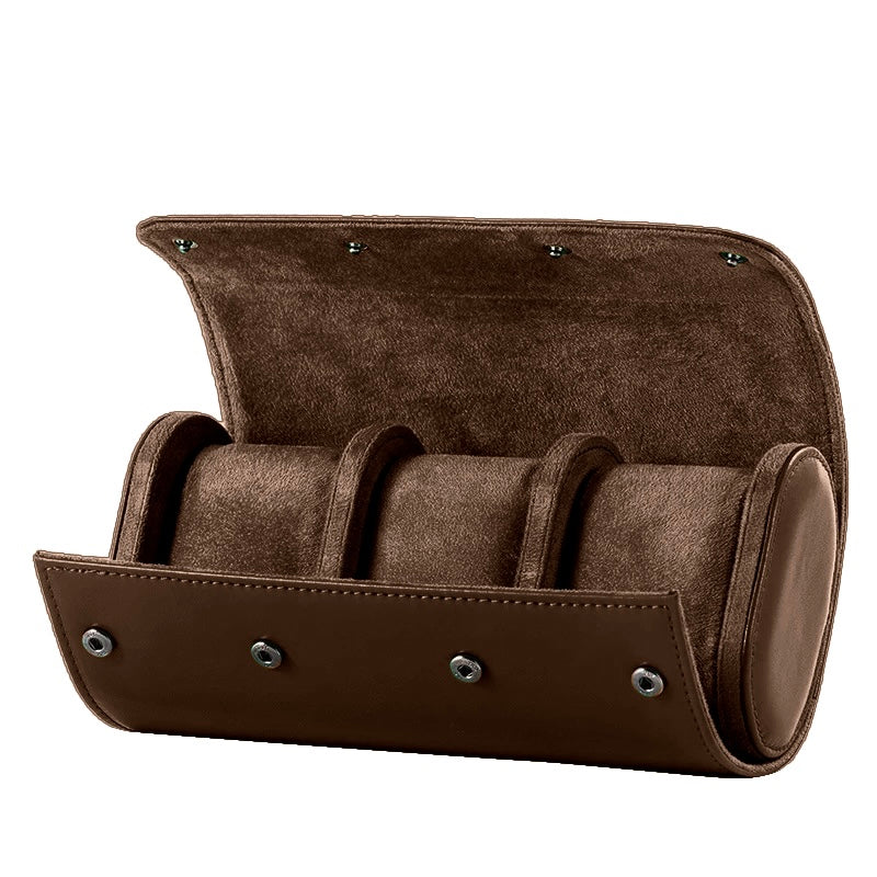 leather watch roll case
