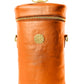Lotta Pieces | Luxury Leather Wine Bottle Carrier Tote Bag With 007 Metal Handle