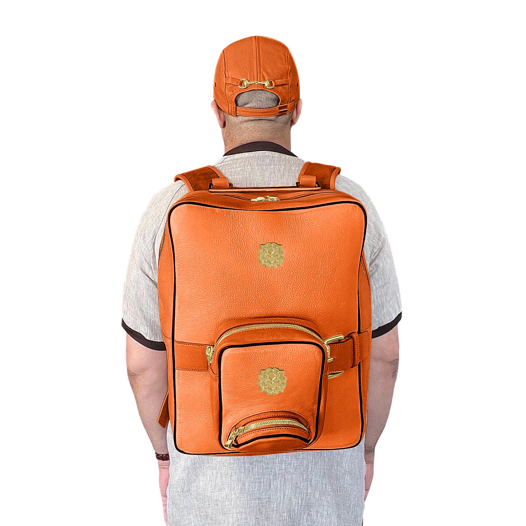 leather backpack